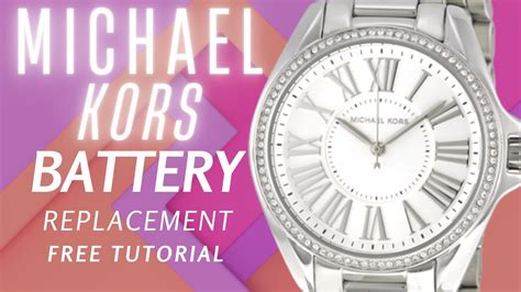 michael kors uhr gehäuse öffnen|diy michael kors watch battery.